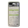 GIZZU 1.8m T-Bar Laptop Cable Lock Master Key Compatible - Keyed Security Cable for Kensington Slot, Braided Steel, Black