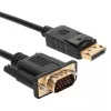 Gizzu 1080P DisplayPort to VGA Active Adapter Cable 1.8m Black