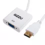 Gizzu 1080P HDMI to VGA Adapter with Audio - Black