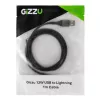 GIZZU 12W USB-A to Lightning Cable 1m White