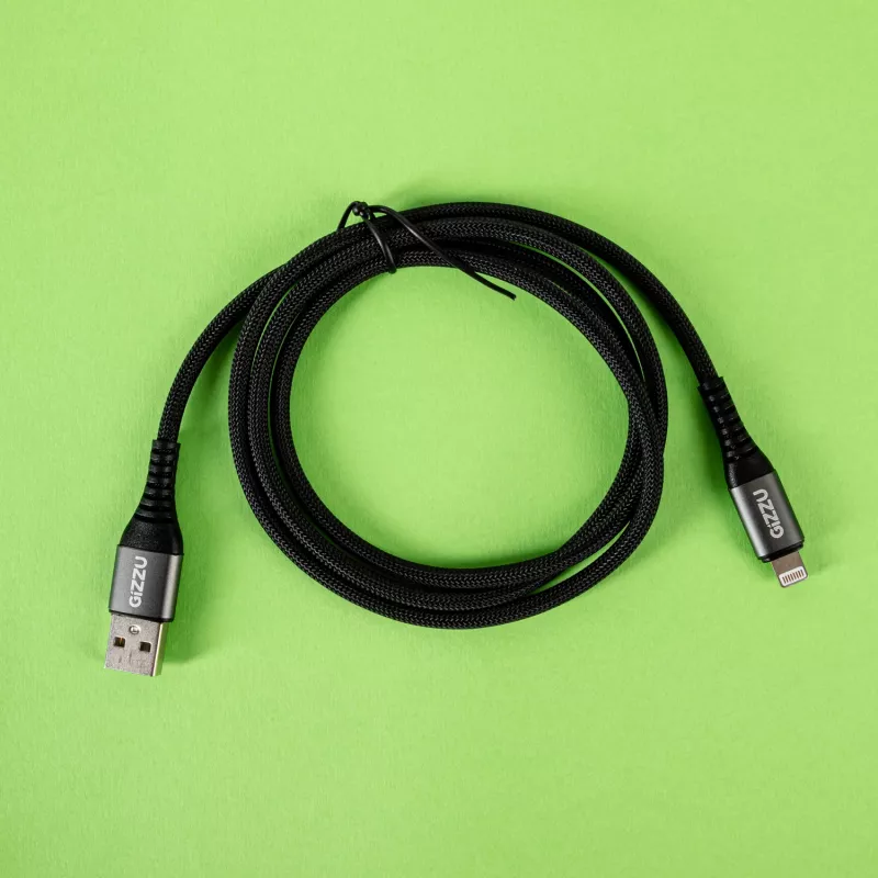 GIZZU 12W USB-A to Lightning Cable 1m White