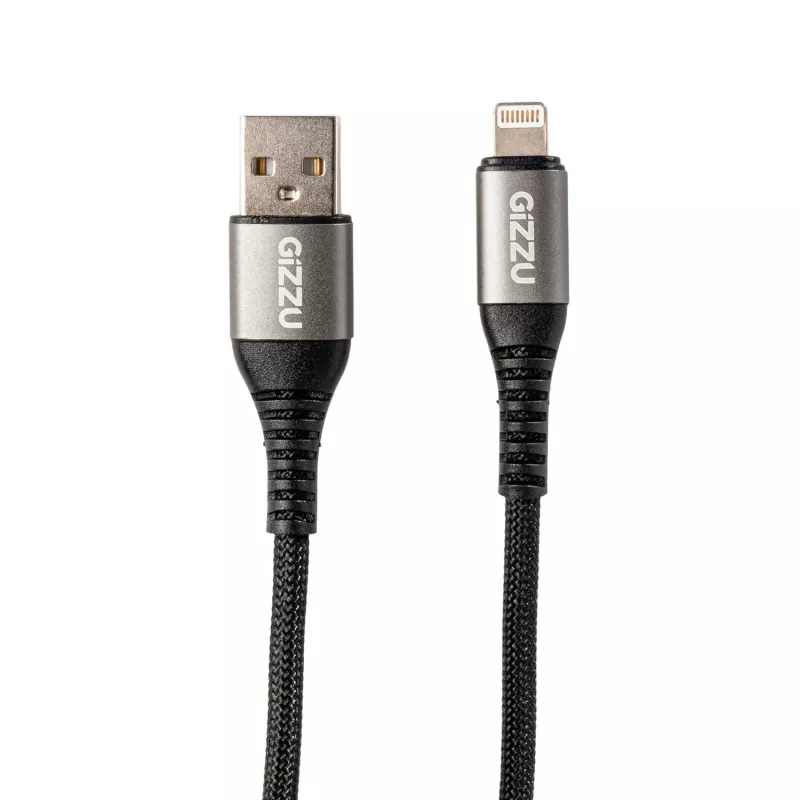GIZZU 12W USB-A to Lightning Cable 1m White