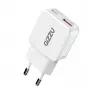 Gizzu 2-Port 30W GaN Wall Charger USB-C PD + USB-A QC White