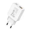 Gizzu 2-Port 45W GaN Wall Charger USB-C PD & USB-A QC White