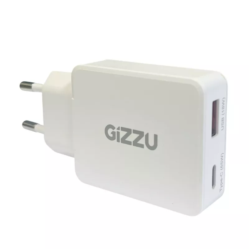 Gizzu 2-Port 65W GaN Wall Charger