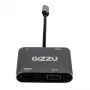 Gizzu 4-in-1 USB-C to HDMI/VGA/USB 3.0 Hub - Space Grey
