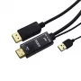 Gizzu 4K HDMI to DisplayPort Active Converter Cable 1.8m Black