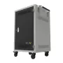 Gizzu GCT36AC 36-Bay AC Charging Trolley – Lockable Steel Cart with Surge Protection & Cooling Fan