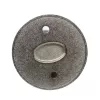 GIZZU Laptop Lock Plate - Universal Security Anchor for Kensington Locks, Adhesive Zinc Alloy, Silver