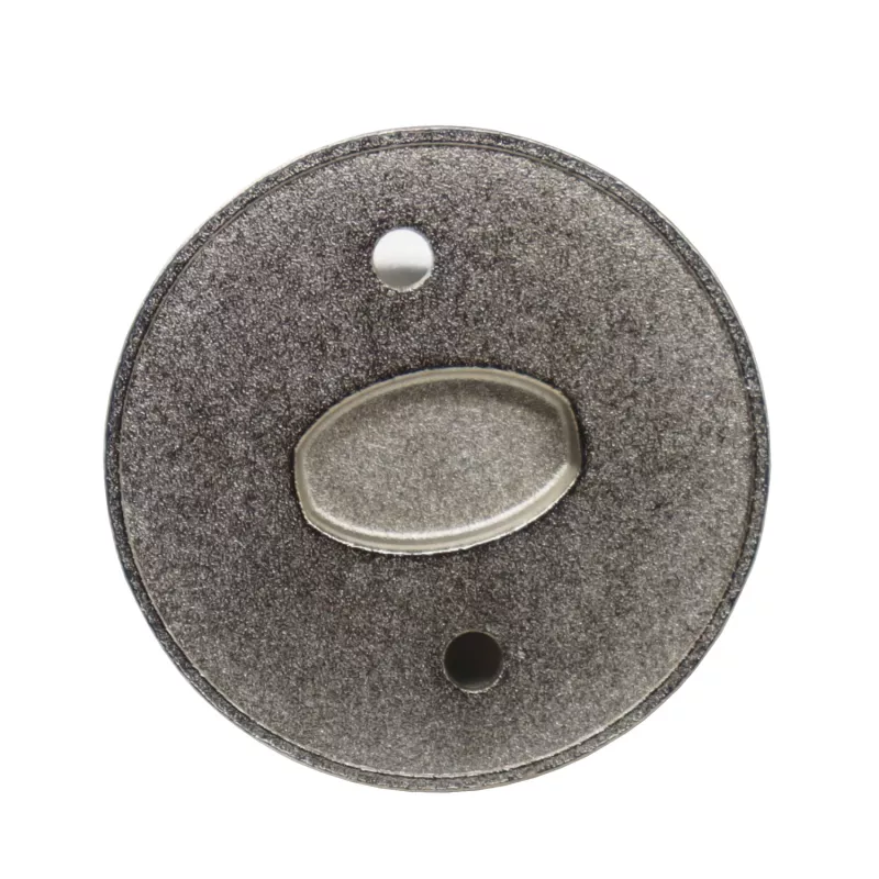 GIZZU Laptop Lock Plate - Universal Security Anchor for Kensington Locks, Adhesive Zinc Alloy, Silver