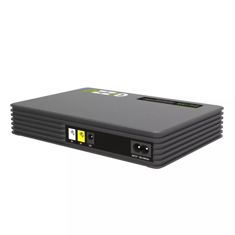 Gizzu SURF Simple 18W 55Wh LiFePO4 MINI DC UPS - Black