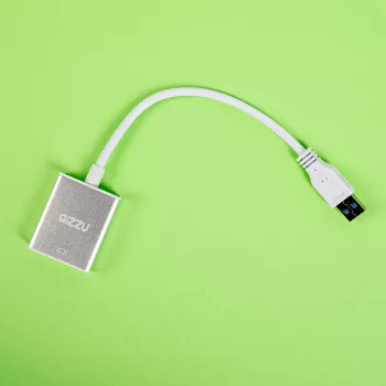 Gizzu USB 3.0 to HDMI Adapter - Full HD 1080p Video Output, Black
