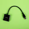 Gizzu USB 3.0 to VGA Adapter – Full HD 1080p External Video Converter, USB-A Male to VGA Female, Bus-Powered, Black