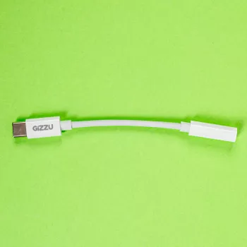 Gizzu USB Type-C to 3.5mm AUX Audio Adapter - White