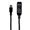 Gizzu USB 3.0 Active Extension Cable 10m 5Gbps Repeater with Signal Booster USB-A Male to Female Bus-Powered Black