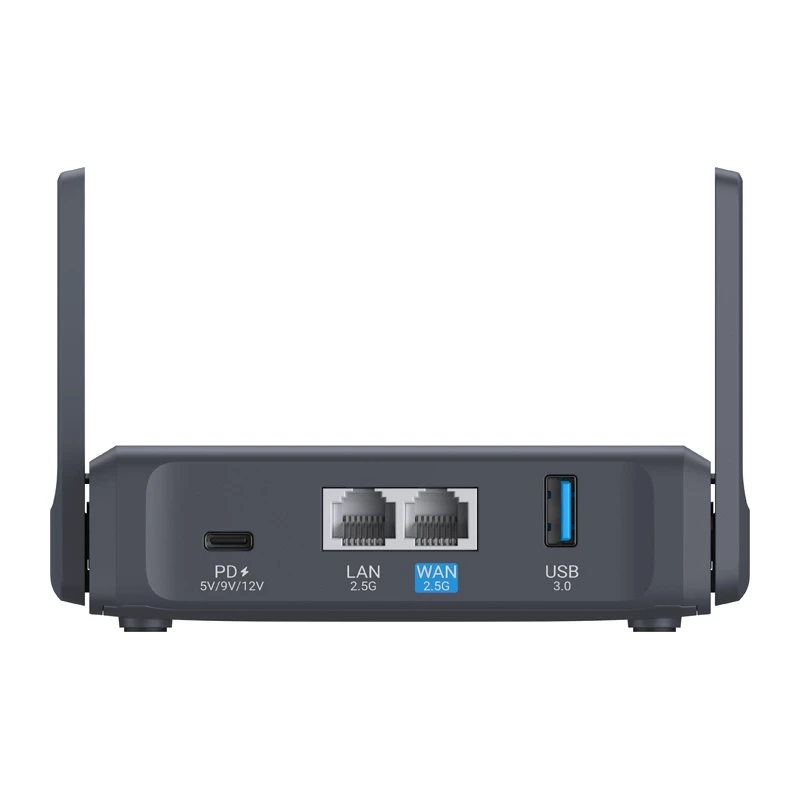 GL.iNet Slate 7 AC750 Dual-Band Gigabit Wireless Router with OpenWrt, USB 2.0, MicroSD Slot, VPN Support