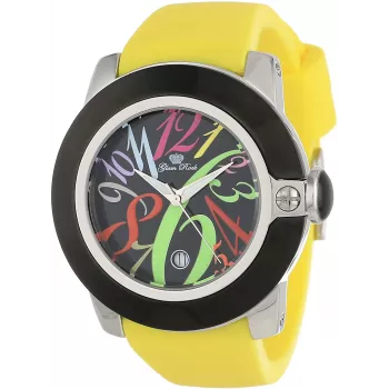 GLAM ROCK GR32036 Women's Swiss Quartz Chronograph Watch 44mm Black Silicone