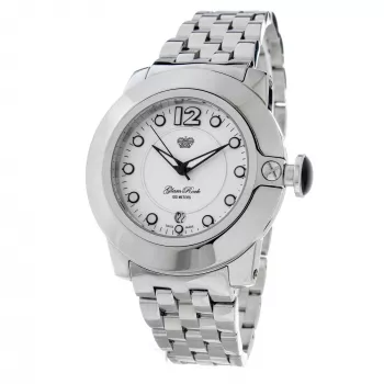 GLAM ROCK Women's Miami Beach Chronograph Watch GR32050BP 44mm Black Silicone