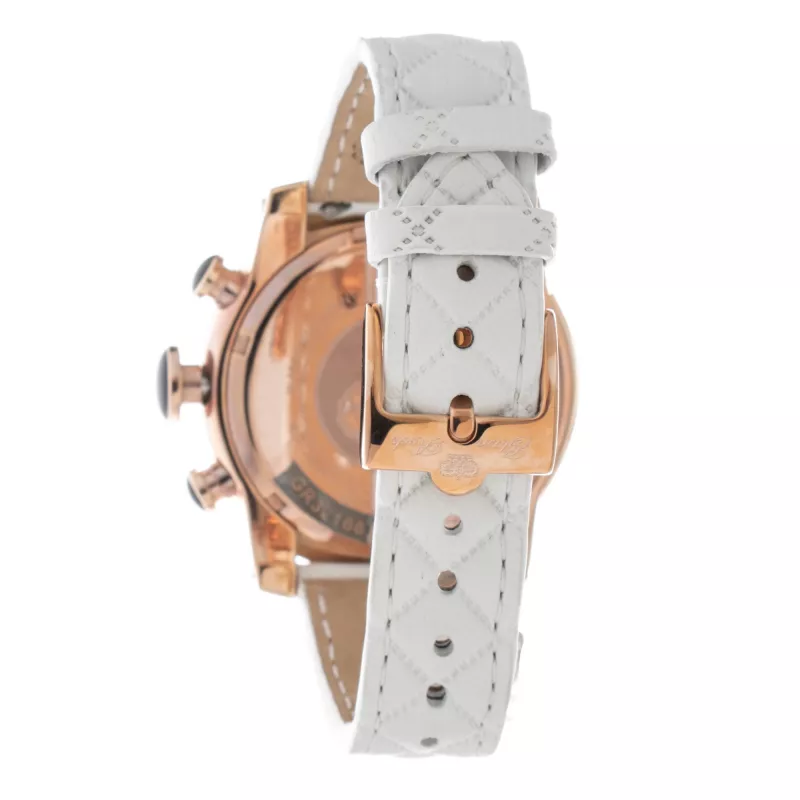 GLAM ROCK Women's Quartz Watch GR32166R 44mm White Silicone Strap