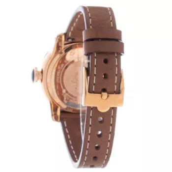 GLAM ROCK Women's Watch GR31007D 40mm Swiss Quartz Stainless Steel White Mother of Pearl Dial White Leather Strap