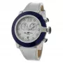 GLAM ROCK Women's Watch GR32116 (44mm) - Swiss Quartz, Stainless Steel, Black Silicone Strap