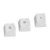 Glorious GPBT Keycaps - 115 PBT Keycaps, ISO, ES Layout, Arctic White