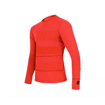 Glovii GJ1RM Heated Base Layer T-Shirt Long Sleeve Crew Neck 92% Polyester 8% Elastane