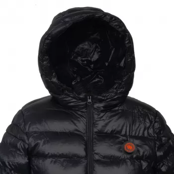 Glovii GTFBM Heated Vest - Black, Unisex, Carbon Fiber, 3 Heating Levels, 5200 mAh Battery