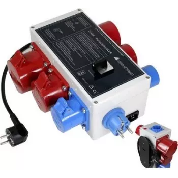 GMC Instruments VL2 E Test Adapter for 3-Phase Extension Cables, CEE 16A/32A to Safety Socket