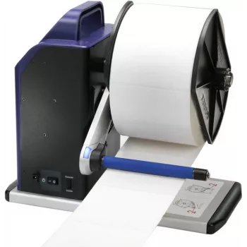 GODEX GP-T10 Universal Bi-Directional Label Rewinder, 120mm Width, 203mm Roll, Metal Housing, Auto Tension