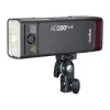Godox AD200Pro II Pocket Flash Kit with Bare Bulb & Fresnel Head, 200Ws, TTL/HSS, 2.4GHz X System