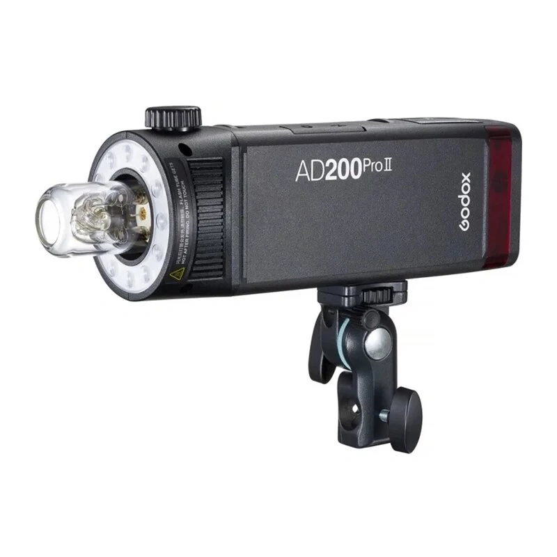 Godox AD200Pro II Pocket Flash Kit with Bare Bulb & Fresnel Head, 200Ws, TTL/HSS, 2.4GHz X System