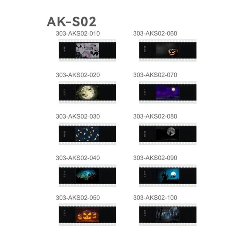 Godox AK-S02 2-Slide Set for AK-R1 Kit – Window Blind & Dot Pattern Creative Effect Slides