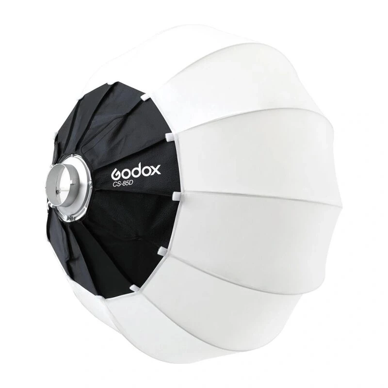 Godox CS-85D 85cm Lantern Softbox with Bowens Mount, Collapsible Spherical Diffuser for Studio Strobe and LED Lights