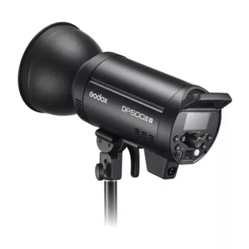 Godox DP600IIIV 600Ws Studio Flash with 30W LED Modeling Lamp, 2.4G Wireless X System, Bowens Mount