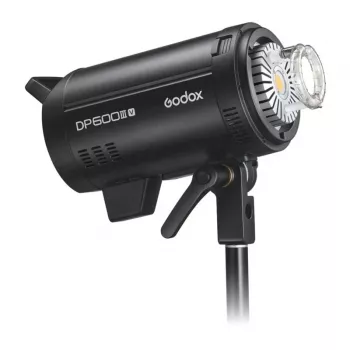 Godox DP600IIIV 600Ws Studio Flash with 30W LED Modeling Lamp, 2.4G Wireless X System, Bowens Mount