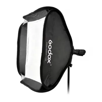 Godox SFGV8080 80x80cm Silver Grid Softbox with Bowens Mount, 40° Grid, Inner & Outer Diffusers, Quick-Setup