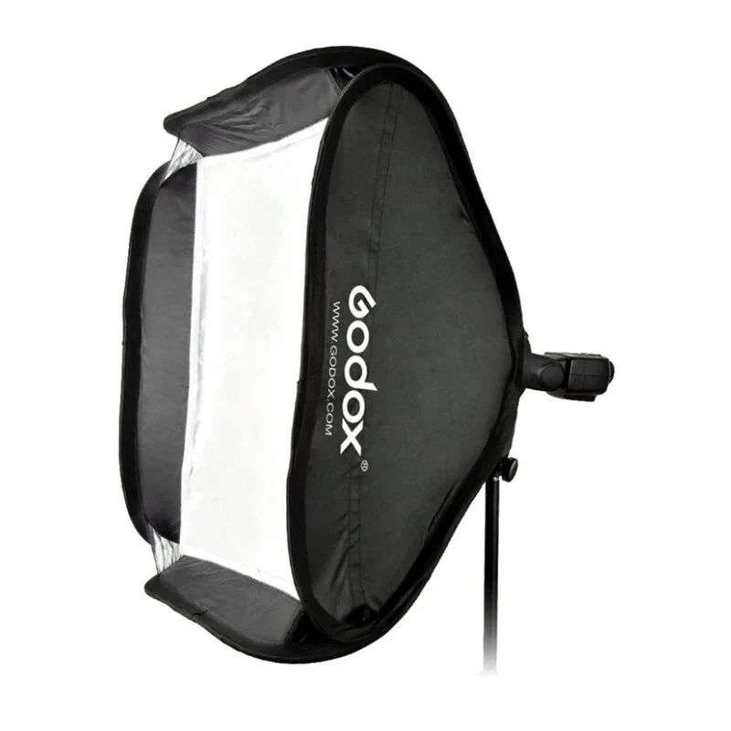 Godox SFGV8080 80x80cm Silver Grid Softbox with Bowens Mount, 40° Grid, Inner & Outer Diffusers, Quick-Setup