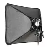 Godox SFGV8080 80x80cm Silver Grid Softbox with Bowens Mount, 40° Grid, Inner & Outer Diffusers, Quick-Setup