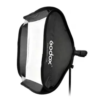 Godox SFGV8080 80x80cm Silver Grid Softbox with Bowens Mount, 40° Grid, Inner & Outer Diffusers, Quick-Setup