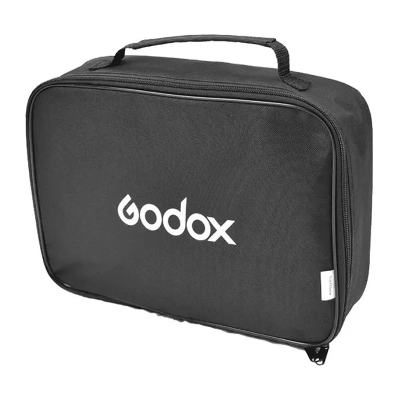 Godox SFUV5050 Collapsible Square Softbox 50x50cm with S-Type Mount, Silver Interior, Removable Diffusers, and Carry Bag