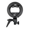 Godox SFUV5050 Collapsible Square Softbox 50x50cm with S-Type Mount, Silver Interior, Removable Diffusers, and Carry Bag