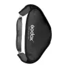 Godox SFUV5050 Collapsible Square Softbox 50x50cm with S-Type Mount, Silver Interior, Removable Diffusers, and Carry Bag