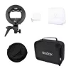 Godox SFUV6060 S-Type Speedlite Bracket with 60x60cm Softbox and Carry Bag Kit