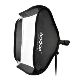 Godox SFUV6060 S-Type Speedlite Bracket with 60x60cm Softbox and Carry Bag Kit