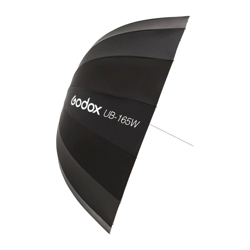 GODOX UB-165W 165cm Parabolic Reflective Umbrella with 16 Silver Ribs and Carrying Bag