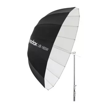 GODOX UB-165W 165cm Parabolic Reflective Umbrella with 16 Silver Ribs and Carrying Bag