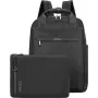 Golla Backpack and Laptop Sleeve Set 13 Inch, Black (76462)