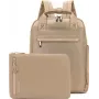 GOLLA Backpack and Laptop Sleeve Set 14 inch Coffee 76469