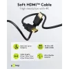 Goobay 80105 Soft High-Speed HDMI Cable with Ethernet - 5m Black